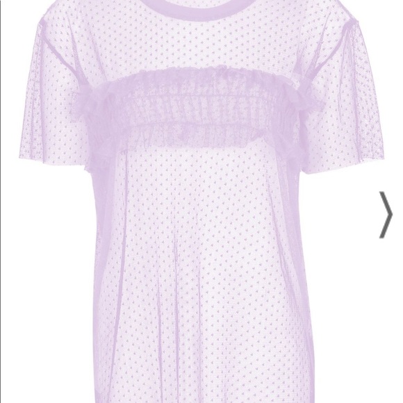 Topshop Netted Top - Picture 2 of 4